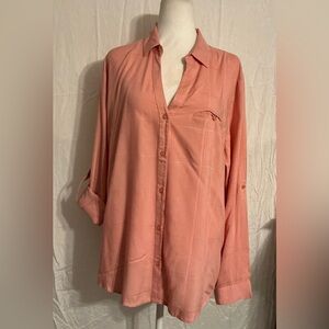 Kut from the Kloth Rose Button-Down Shirt